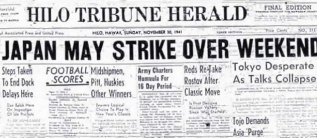 The Ancient Mythical Rites of Pearl Harbor Day