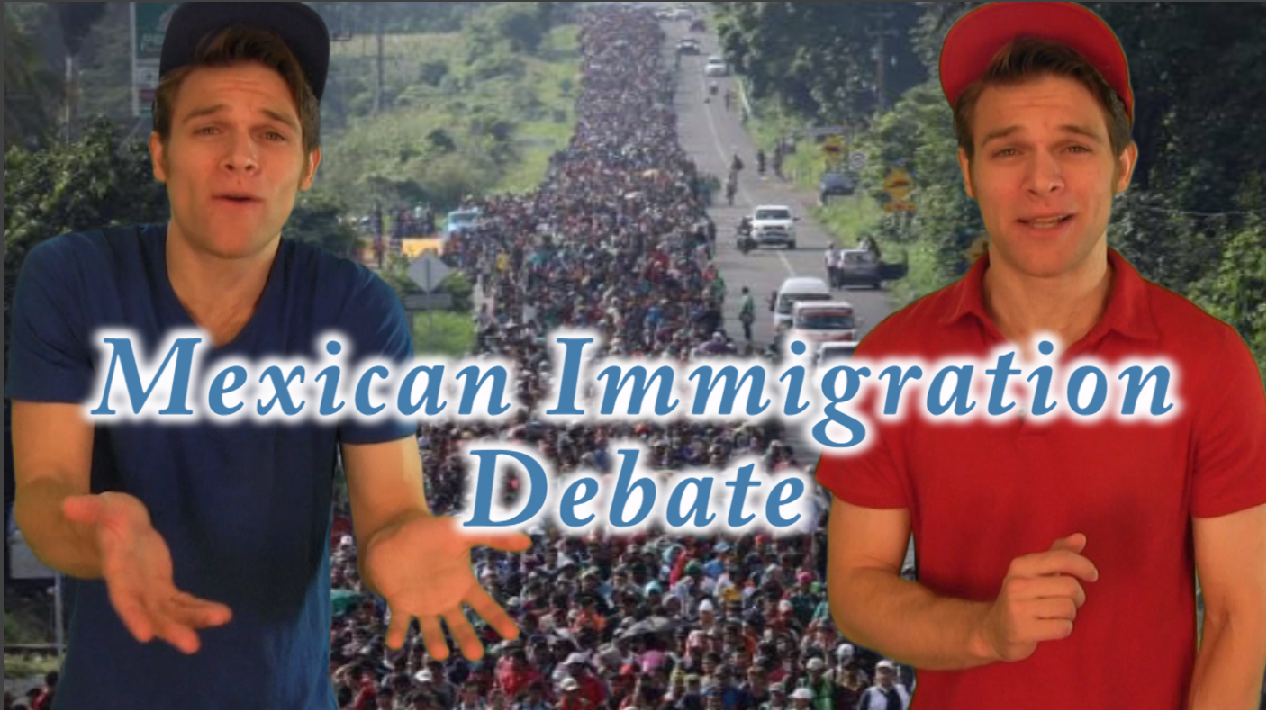Mexican Immigration Debate!  Heated Battle