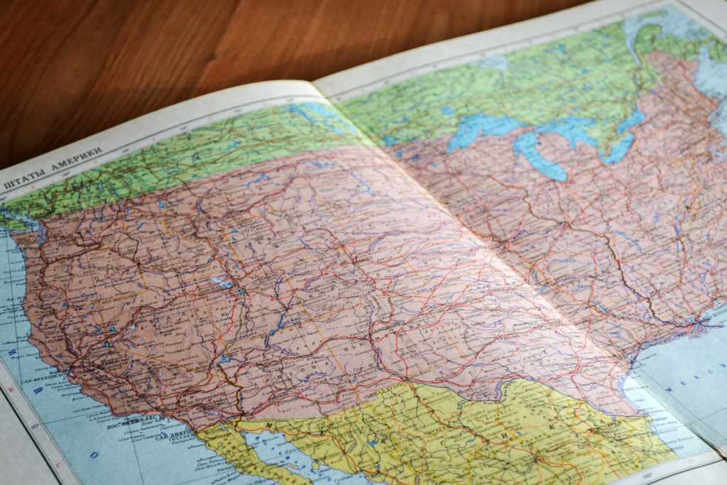 Map Maps American Book 32307