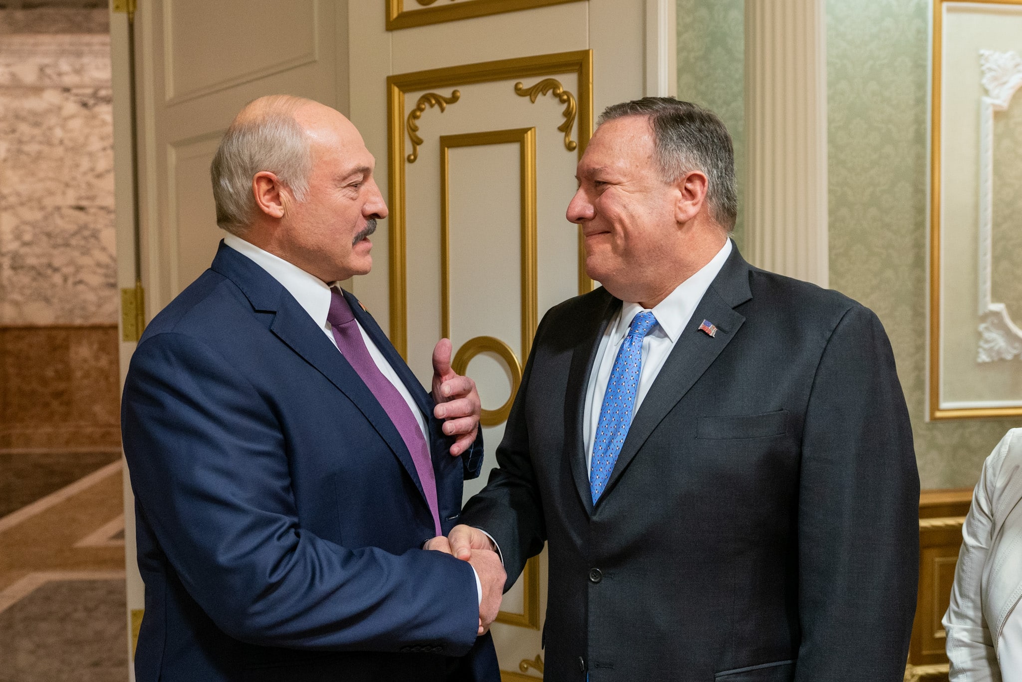 Secretary Pompeo Meets With Belarusian President Lukashenko (49473917277)