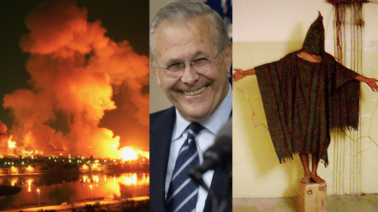 Burn in Hell Donald Rumsfeld