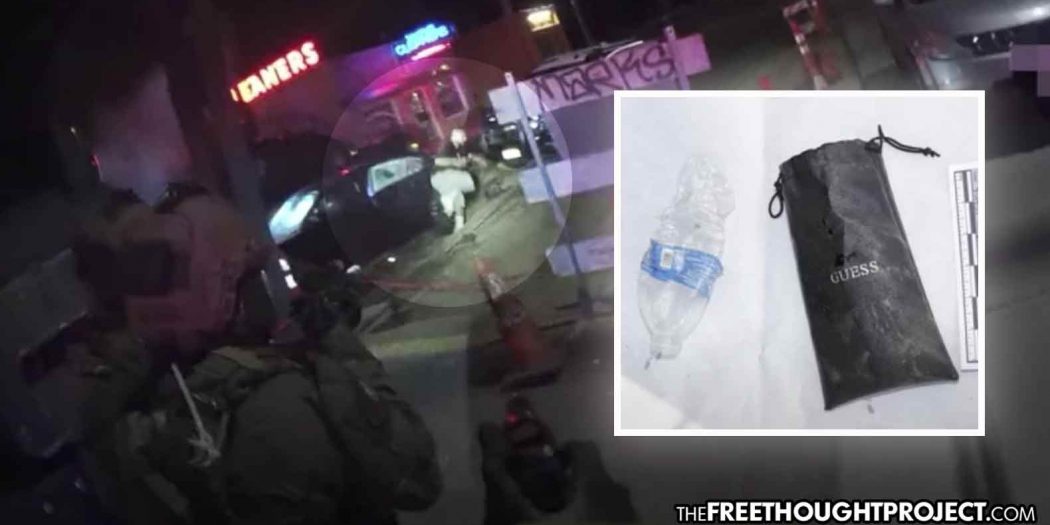 Anaheim Cops, ‘Like a Firing Squad,’ Execute Man Holding a Water Bottle
