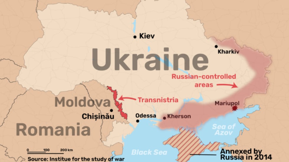 Blasts Reported in Moldova Breakaway State Bordering Ukraine