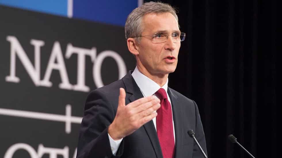 NATO Chief Says Ukraine Shouldn’t Drop Goal of Driving Russia Out of Crimea
