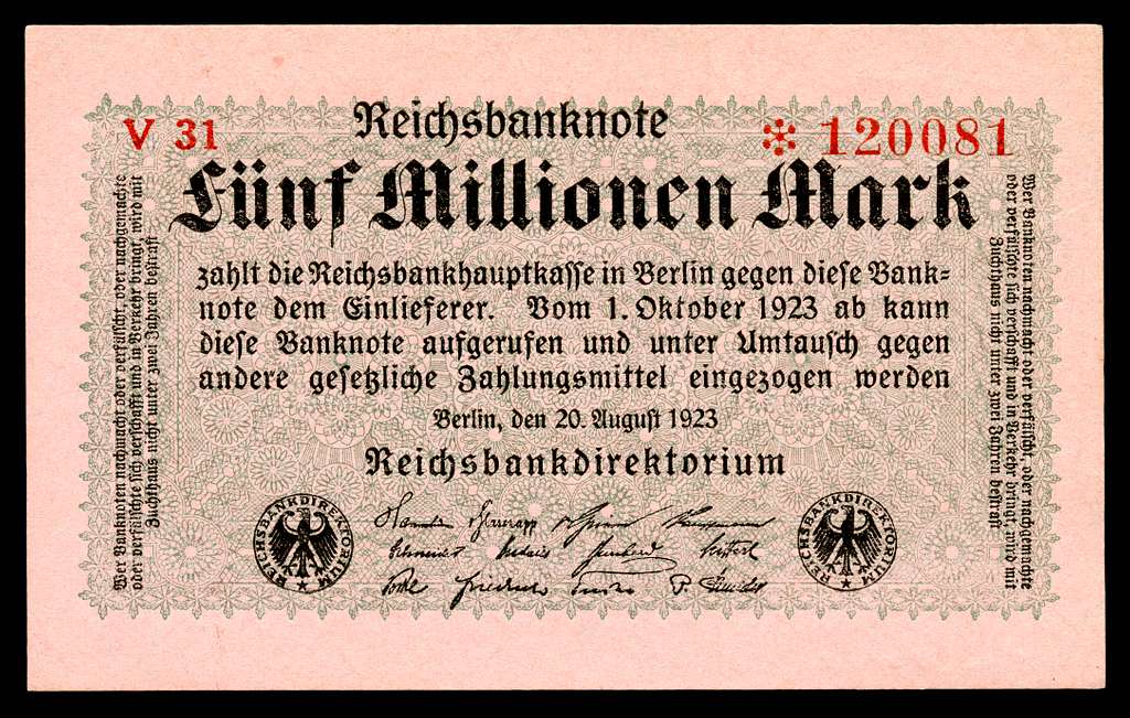 ger 105 reichsbanknote 5 million mark 1923 61af82 1024