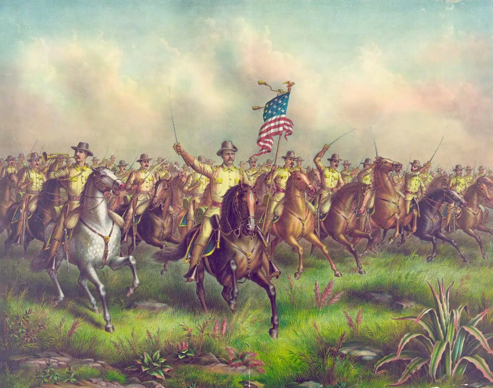 theodore roosevelt rough riders spanish american war kurz 1898
