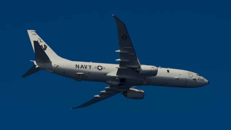 US Navy Spy Plane Flies Over Taiwan Strait