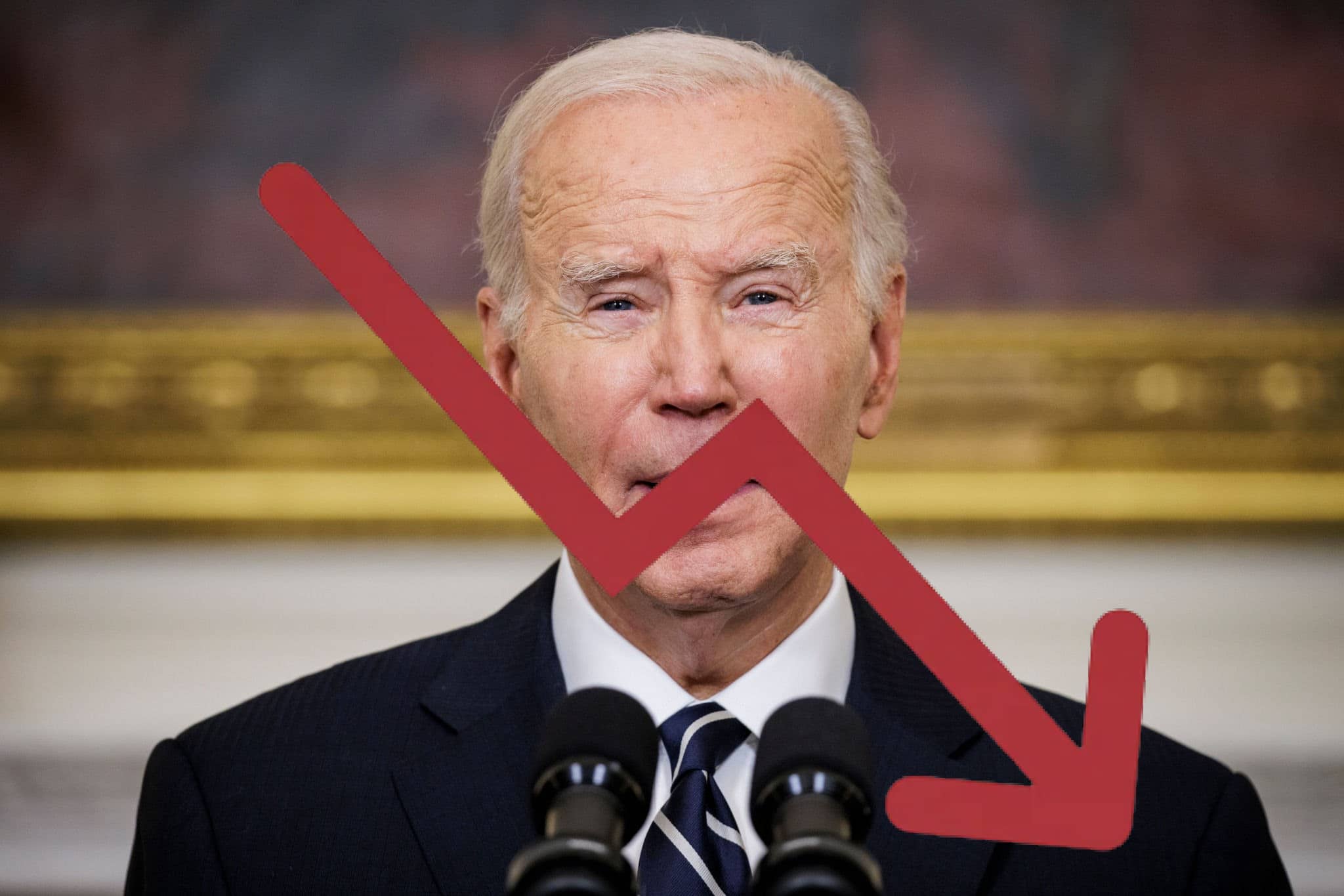 Biden’s Approval Rating Slips to 40% as 70% of Young Voters Disapprove of Israel Policy