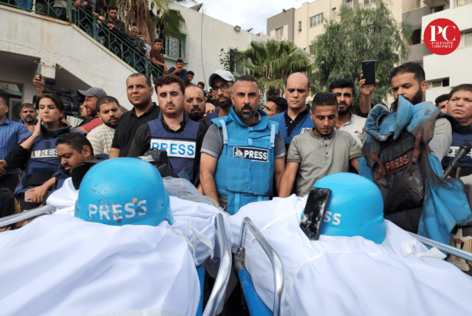 Rights Group Warns War in Gaza ‘Most Dangerous Situation for Journalists Ever Seen’